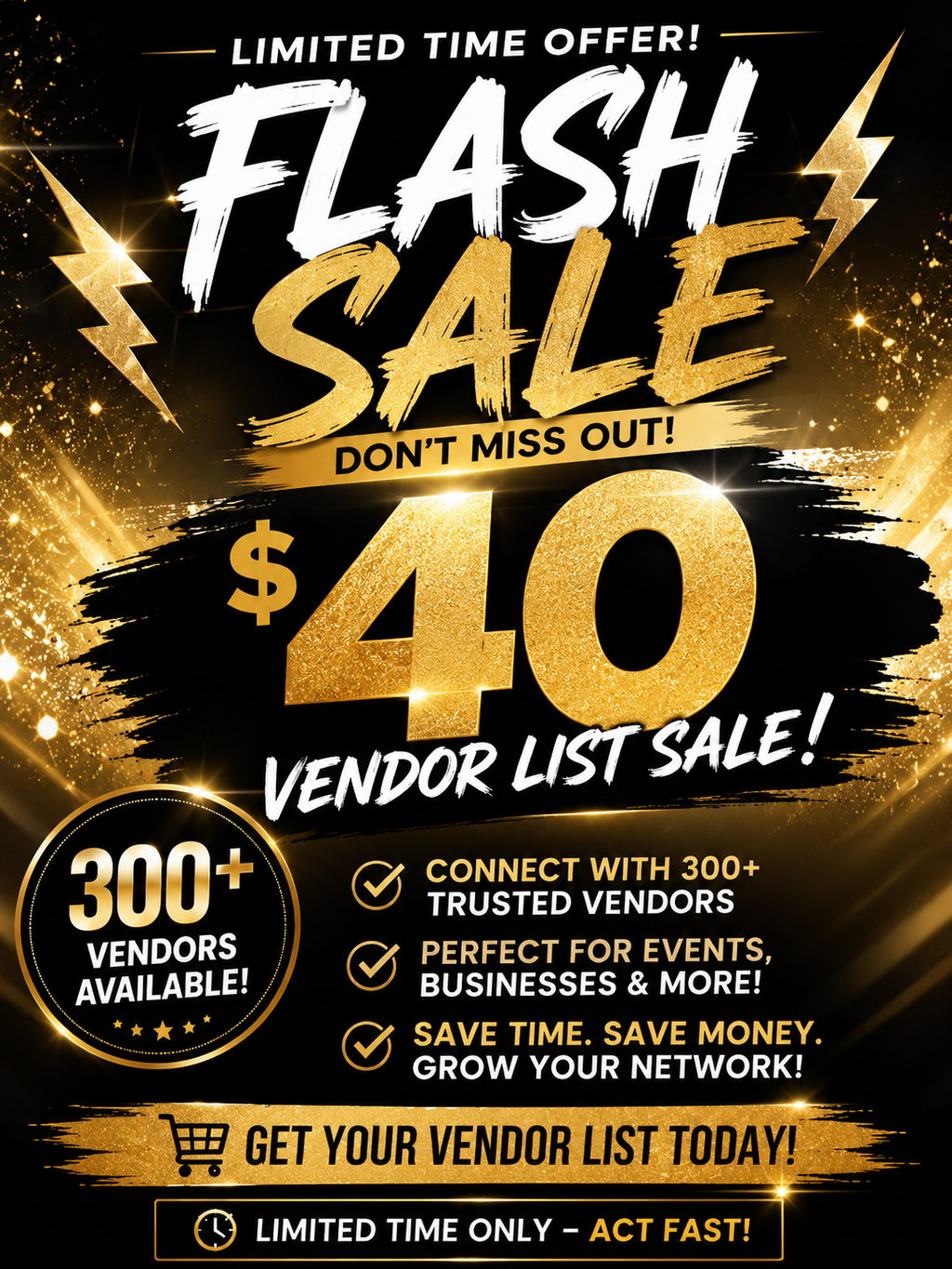 The Ultimate Vendor's List