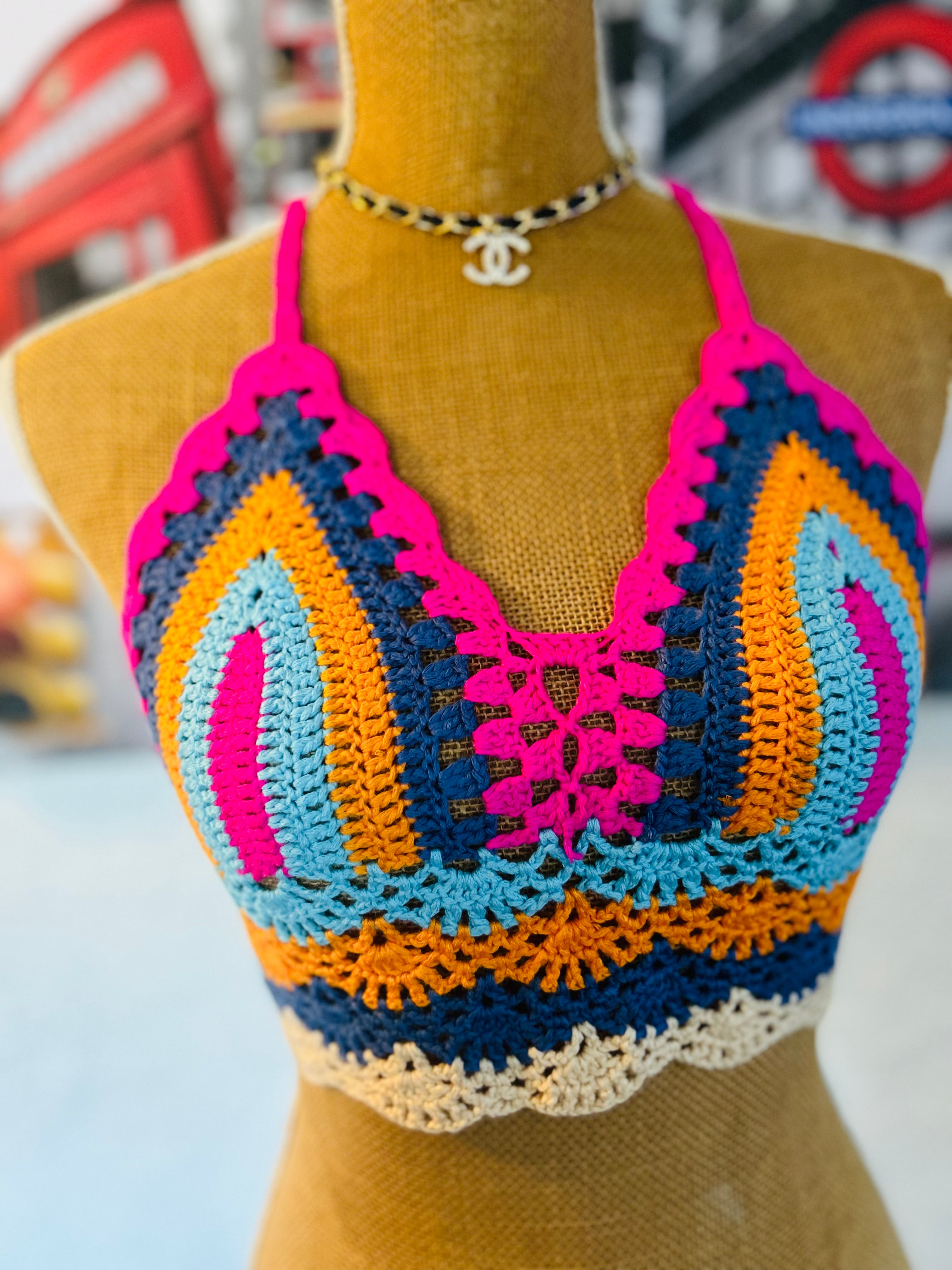 Cropped Crochet Tops
